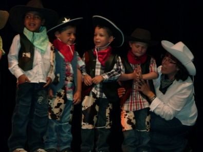 Préparation des cowboys.