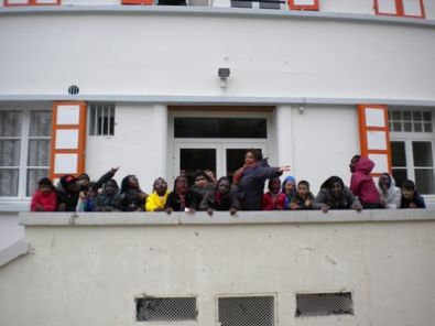 Délire sur l'escalier