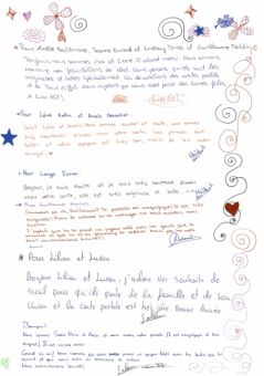 Réponses cartes de voeux