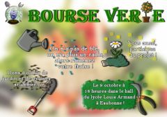 Bourse verte affiche
