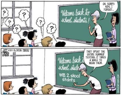 Cartoon : Welcome back to school - EURO 4 blog