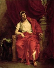 Ferdinand Victor Eugene Delacroix - Portrait of Francois Joseph Talma (1763-1826) as Nero in Britannicus by Jean Racine.jpg