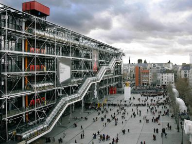 contexte historique du centre pompidou