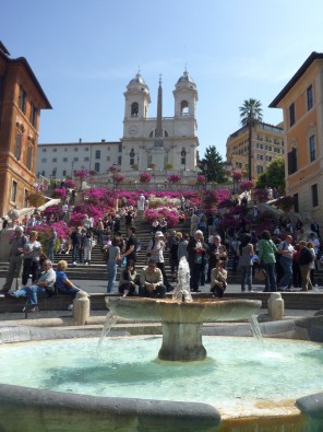 La piazza di Spagna