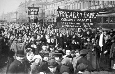 manifestation à Petrograd