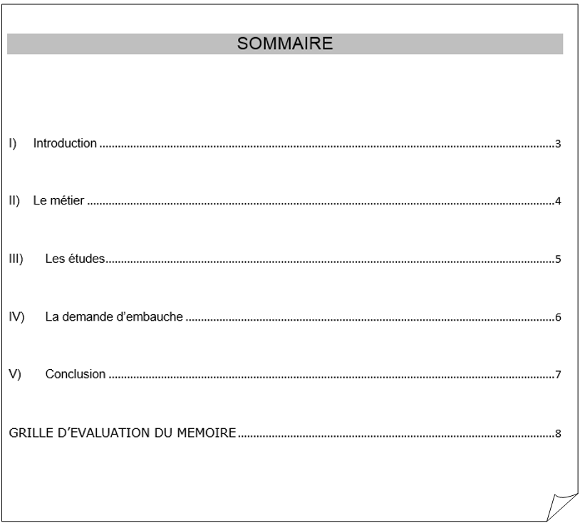 sommaire