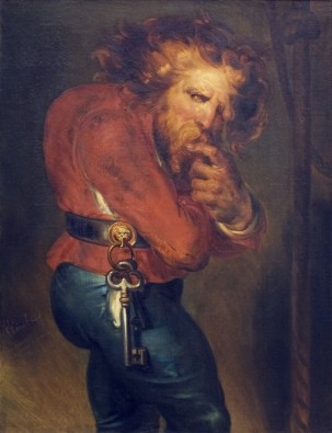 Quasimodo (1839) huile sur toile d'Antoine WIERTZ (1806-1865)