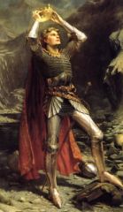 Le Roi Arthur, huile sur toile (1903) Charles Ernest BUTLER (1864-1933) [Public domain], via Wikimedia Commons