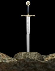 Un épée nommée Excalibur par tamnguyenk ; http://tamnguyenk.deviantart.com/art/A-Sword-Called-Excalibur-174874822