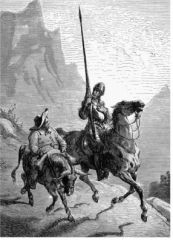 Don Quichote et Sancho Panza, Gustave Doré - originally uploaded on nds.wikipedia by Bruker:G.Meiners at 14:22, 28. July 2005. Filename was Don Quijote and Sancho Panza.jpg.. Licensed under Public Domain via Commons - https://commons.wikimedia.org