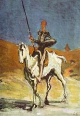 Don Quichotte par Honoré Daumier - The Yorck Project: 10.000 Meisterwerke der Malerei. DVD-ROM, 2002. ISBN 3936122202. Distributed by DIRECTMEDIA Publishing GmbH.. Licensed under Public Domain via Commons - https://commons.wikimedia.org