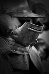 Le chevalier noir d'après une photo de Dominik Bartsch A knight's tale, sur flickr.com