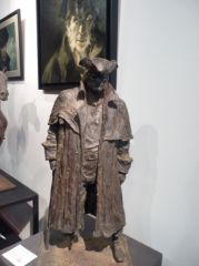 Long John Silver, sculpté par Christophe Charbonnel, d'après les dessins Mathieu Lauffray