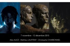 Affiche de l'exposition Alice, Lauffray, Charbonnel