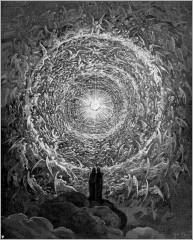Paradis (Divine Comédie), illustration de Gustave Doré, imitée ensuite par Philippe Druillet