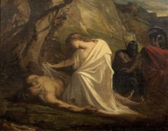 Antigone au chevet de Polynice, 1868 ; huile sur toile ; Jean-Joseph Benjamin-Constant (1845–1902) ; Musée des Augustins, photo de Daniel Martin