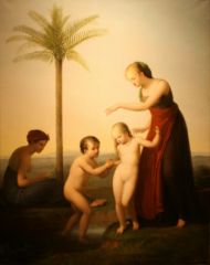 Paul et Virginie dans leur enfance (1814), Charles Paul LANDON (1761-1826), Musée des Beaux-Arts de la Dentelle d'Alençon