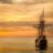 Un navire au coucher du soleil, photo de lordlebanon sur Pixabay