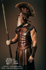 Armure grecque antique en cuir, photo de Stéphane CASALI, Un jour dans le temps