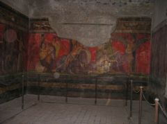 Fresques de la villa de Pompéi