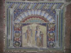 Une mosaïque à Herculanum