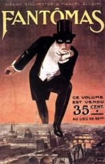 Fantômas, dans son costume d'origine en 1911