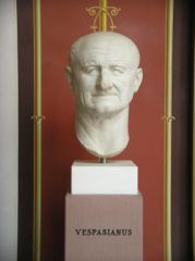L'empereur Vespasien, ses impôts sur les urinoirs lui ont fait dire 