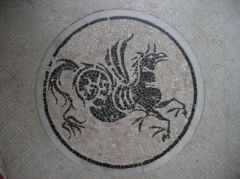 Une mosaïque au Pompejanum
