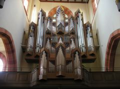 L'orgue de l'église collégiale de Wertheim