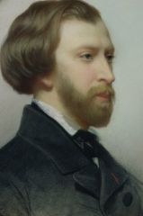Alfred de MUSSET, portrait peint par Charles LANDELLE