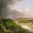 Vue depuis le Mont Holyoke, Northampton, Massachusetts, après un orage -Oxbow,(1836) huile sur toile de  Thomas COLE