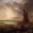 Paysage romantique avec une tour en ruines (1832-1836), huile sur panneau Thomas COLE (1801-1848)