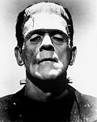 Boris KARLOFF dans le rôle du monstre de Frankenstein