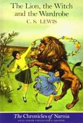 Narnia, couverture originale, illustration de Pauline BAYNES