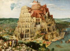 La tour de Babel (1563) par Pieter BRUEGEL l'Ancien (1525-1569), Musée des Beaux Arts de Vienne, Autriche