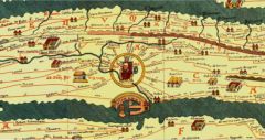 La ville antique, d'après Bibliotheca Augustana