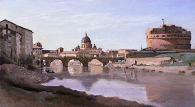 View_of_Rome_-_The_Bridge_and_Castel_Sant'Angelo_with_the_Cupola_of_St._Peter's.jpg