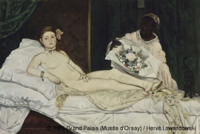 Olympia, Edouard Manet, 1863.gif